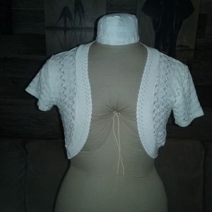 Knit Minded Cream Colored Knit Shrug